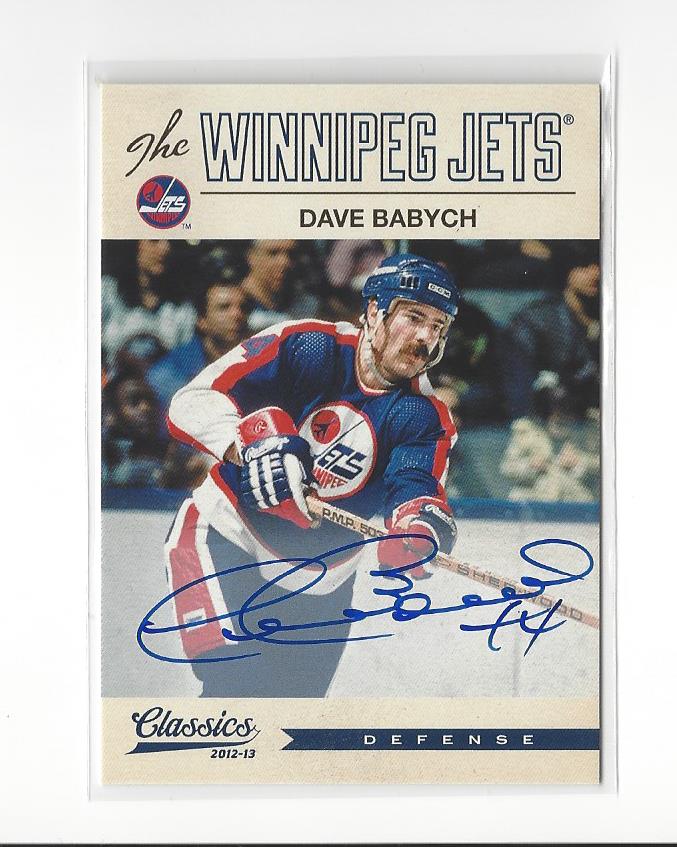 2012-13 Classics Signatures Autographs #146 Dave Babych