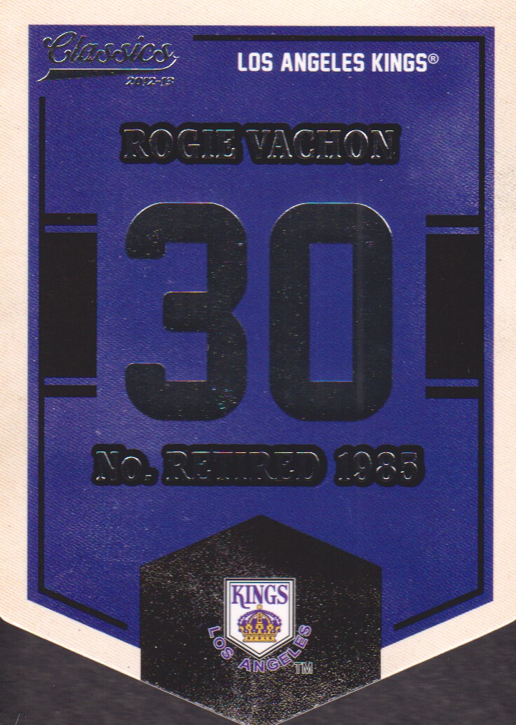 2012-13 Classics Signatures Banner Numbers #39 Rogie Vachon