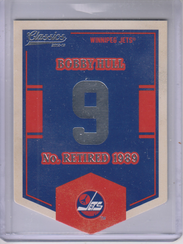 2012-13 Classics Signatures Banner Numbers #10 Bobby Hull SP