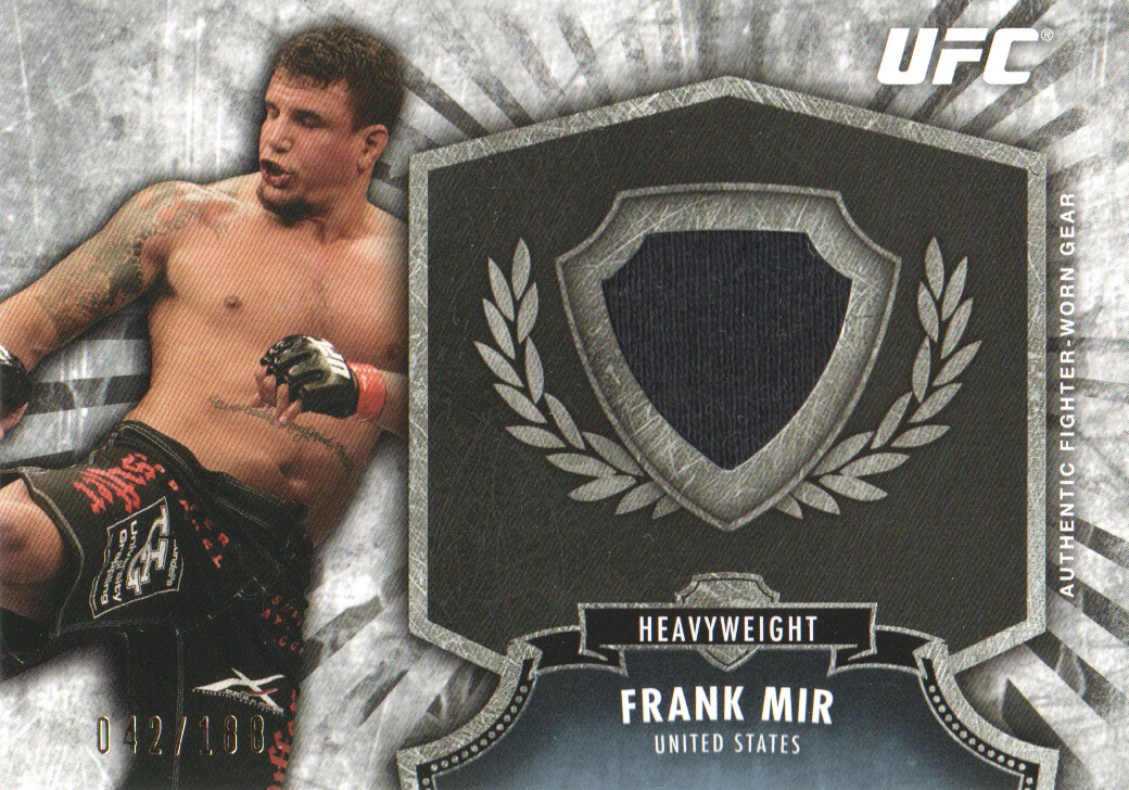 2012 Topps UFC Bloodlines Fighter Relics #FRFM Frank Mir