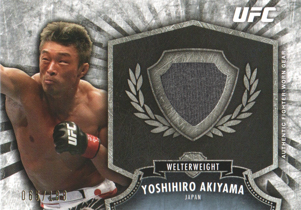 2012 Topps UFC Bloodlines Fighter Relics #FRYA Yoshihiro Akiyama