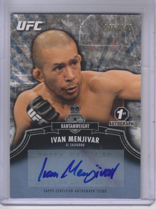 2012 Topps UFC Bloodlines Autographs #AIM Ivan Menjivar/349