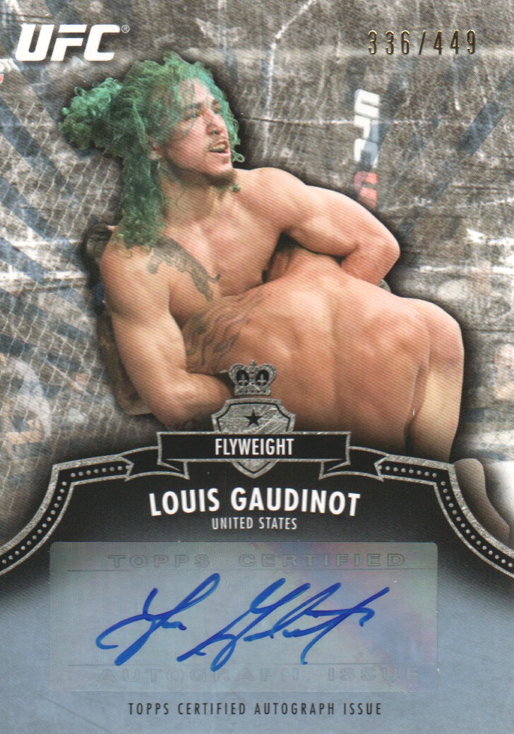 2012 Topps UFC Bloodlines Autographs #ALG Louis Gaudinot/449