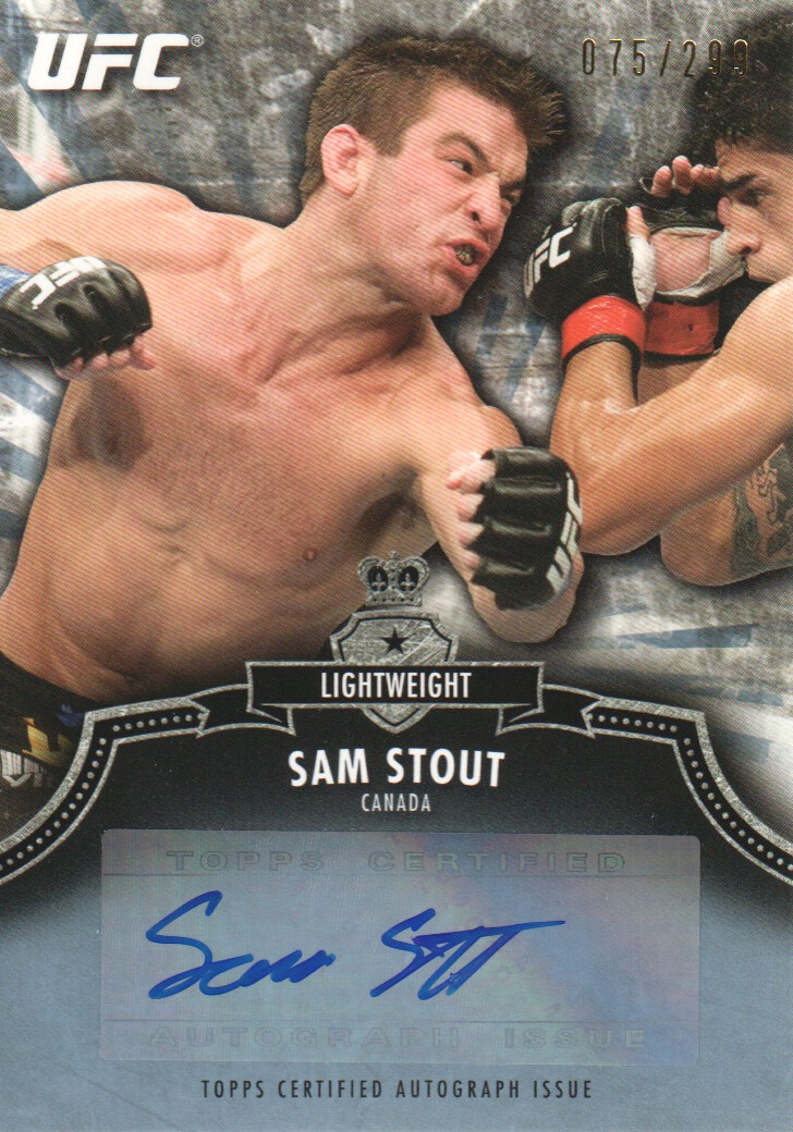 2012 Topps UFC Bloodlines Autographs #ASS Sam Stout/299