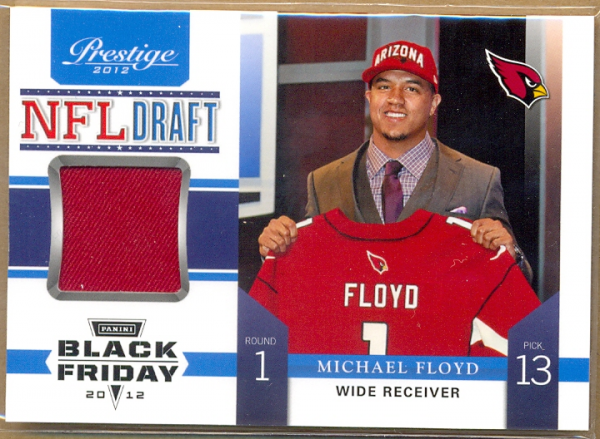 2012 Prestige NFL Draft Materials Black Friday #12 Michael Floyd