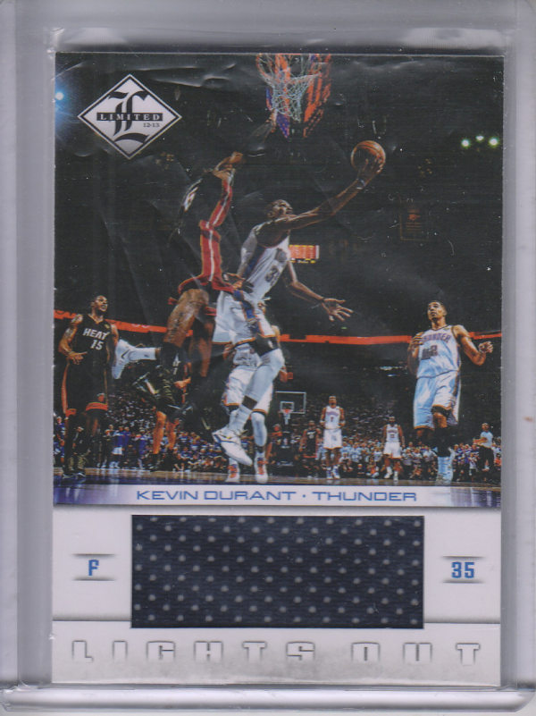 2012-13 Limited Lights Out Materials #3 Kevin Durant/199