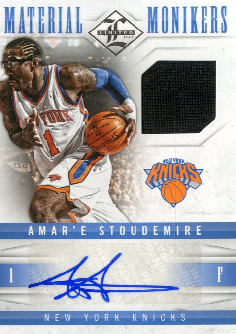 2012-13 Limited Monikers Materials #2 Amare Stoudemire/49