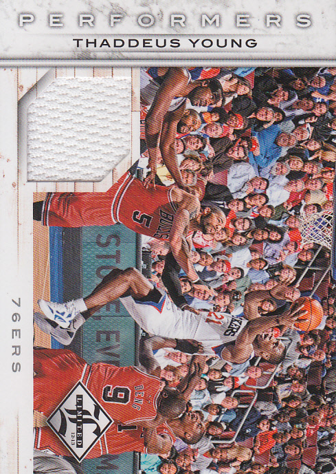 2012-13 Limited Performers Materials #18 Thaddeus Young/199