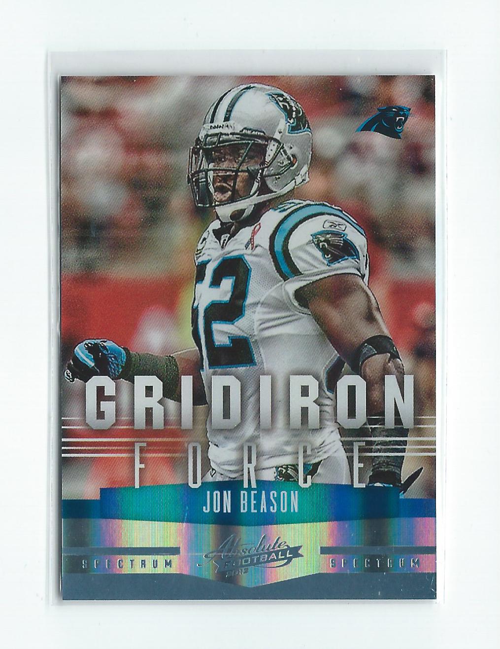 2012 Absolute Gridiron Force Spectrum #17 Jon Beason