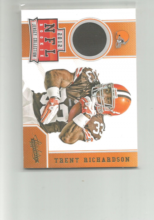2012 Absolute Rookie Jersey Collection #30 Trent Richardson