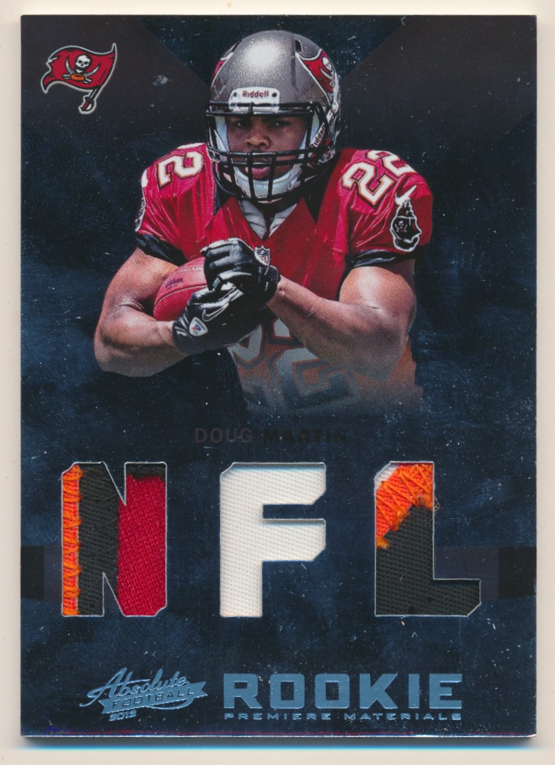 2012 Absolute Rookie Premiere Materials NFL Prime #212 Doug Martin