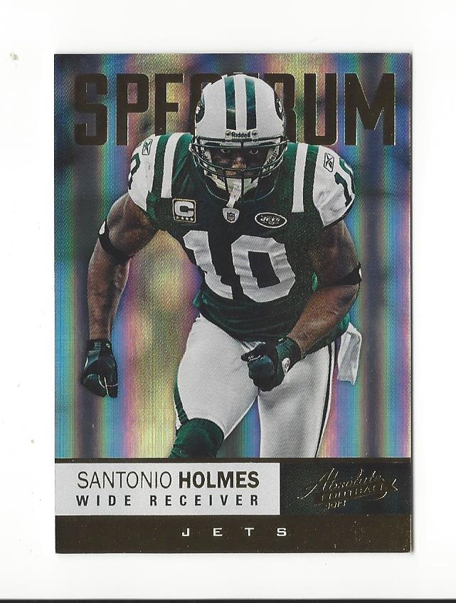2012 Absolute Spectrum Gold #41 Santonio Holmes