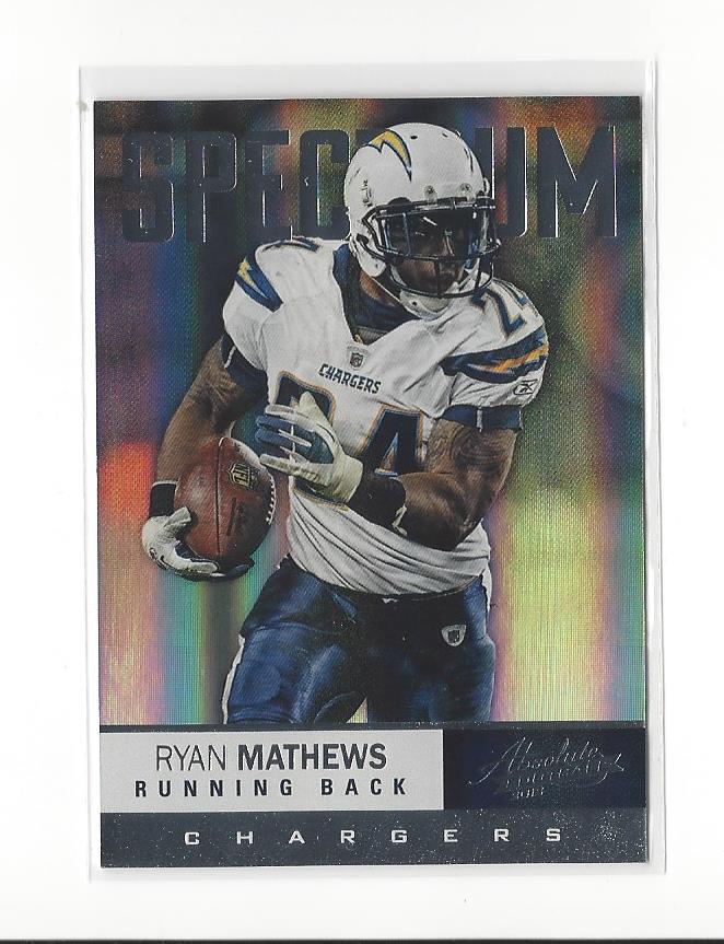 2012 Absolute Spectrum Silver #78 Ryan Mathews