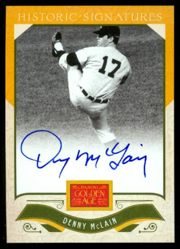 2012 Panini Golden Age Historic Signatures #4 Denny McLain