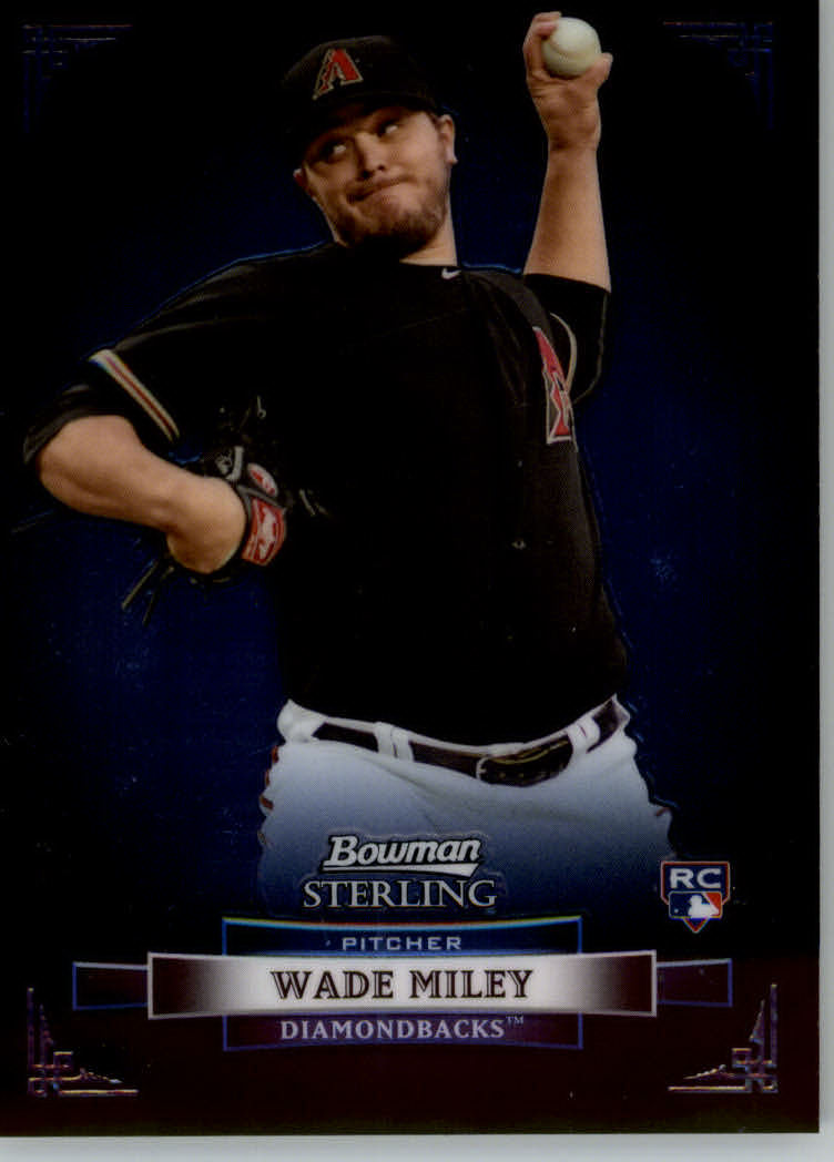 2012 Bowman Sterling #2 Wade Miley RC