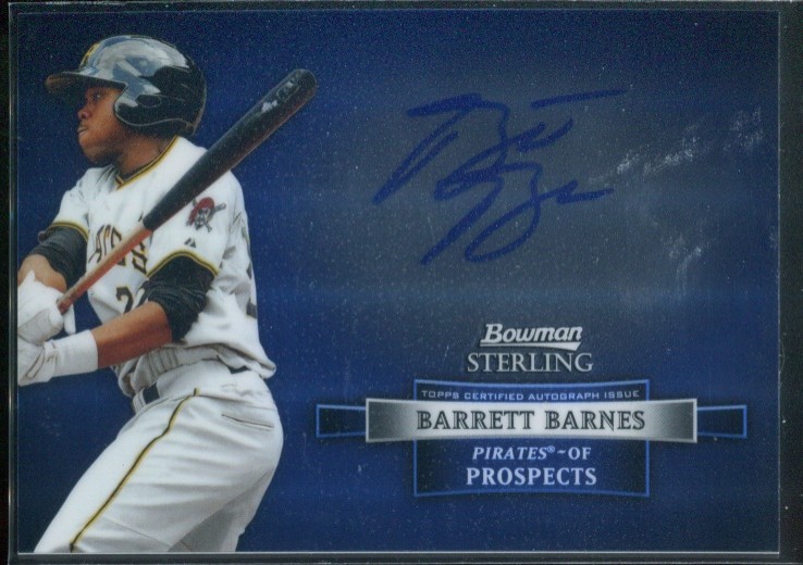 2012 Bowman Sterling Prospect Autographs #BB Barrett Barnes