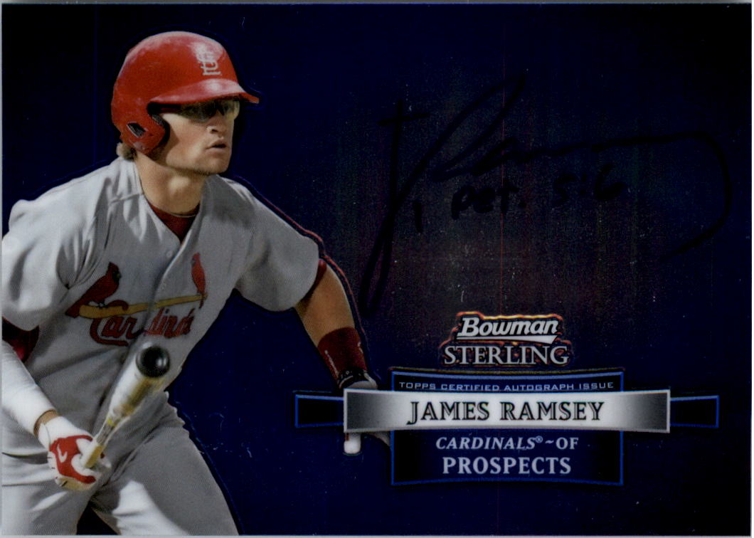 2012 Bowman Sterling Prospect Autographs #JR James Ramsey