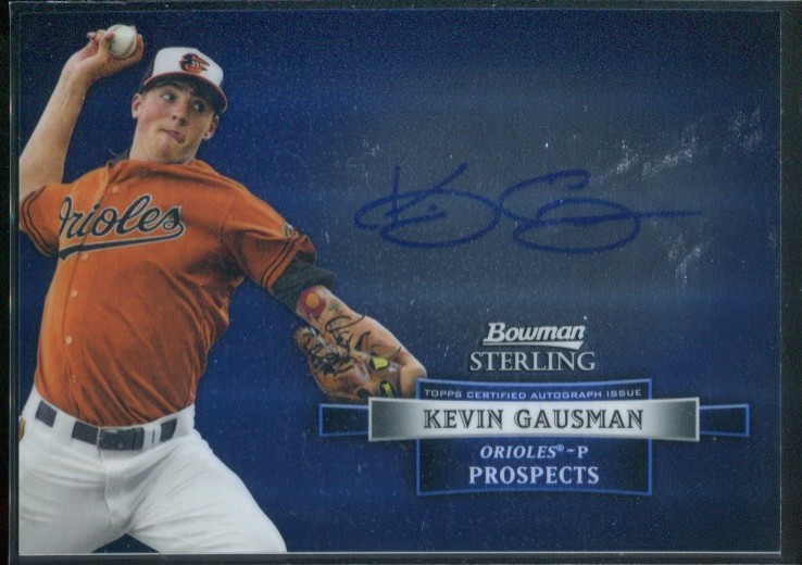 2012 Bowman Sterling Prospect Autographs #KG Kevin Gausman