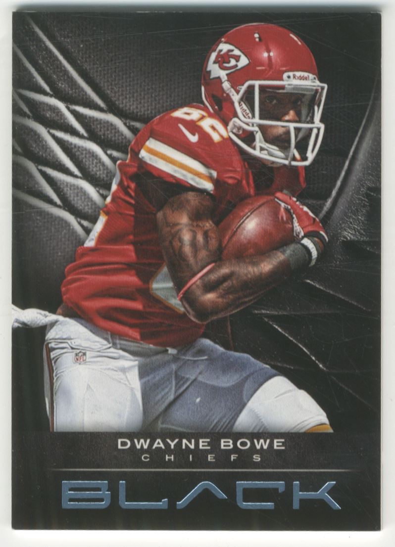 2012 Panini Black Platinum #100 Dwayne Bowe back image