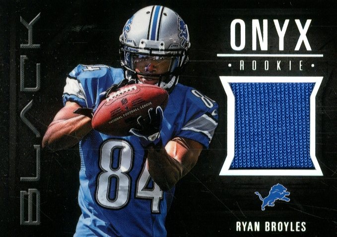 2012 Panini Black Onyx Rookie Materials #22 Ryan Broyles