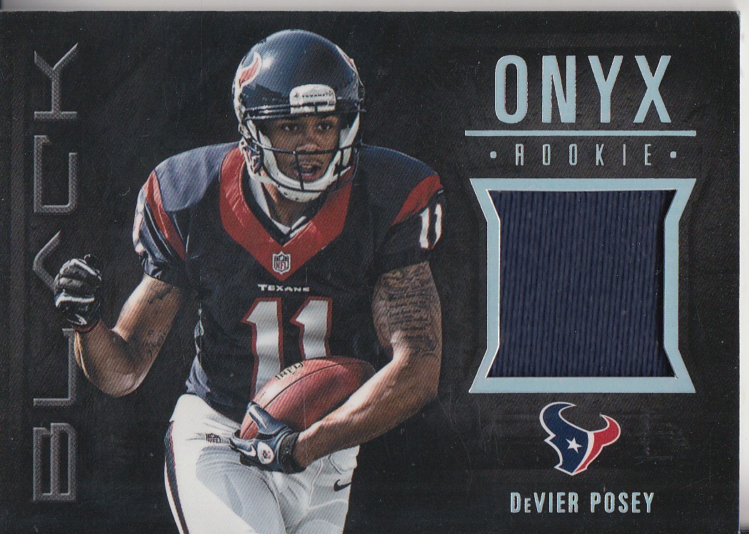 2012 Panini Black Onyx Rookie Materials #33 DeVier Posey