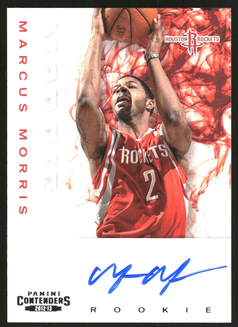 2012-13 Panini Contenders #264 Marcus Morris AU RC