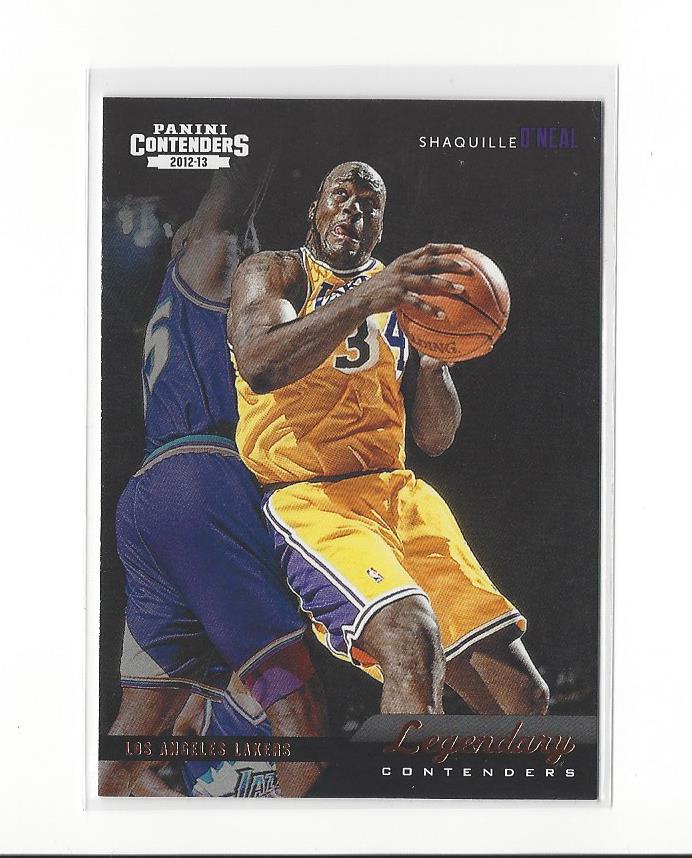 2012-13 Panini Contenders Legendary Contenders #5 Shaquille O'Neal