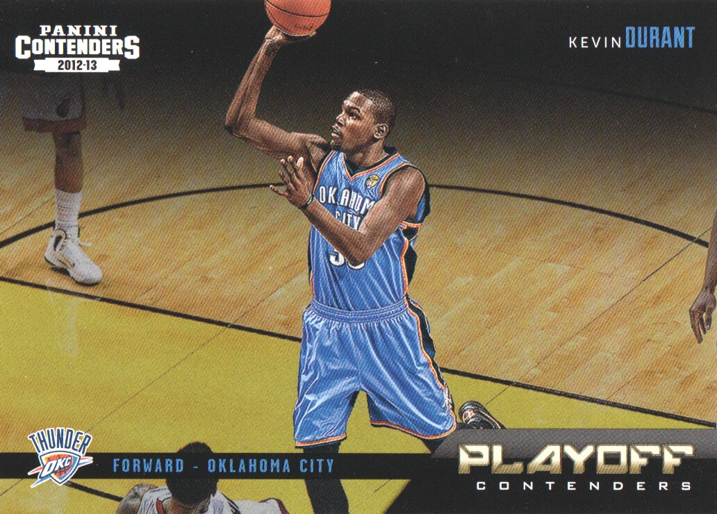 2012-13 Panini Contenders Playoff Contenders #3 Kevin Durant