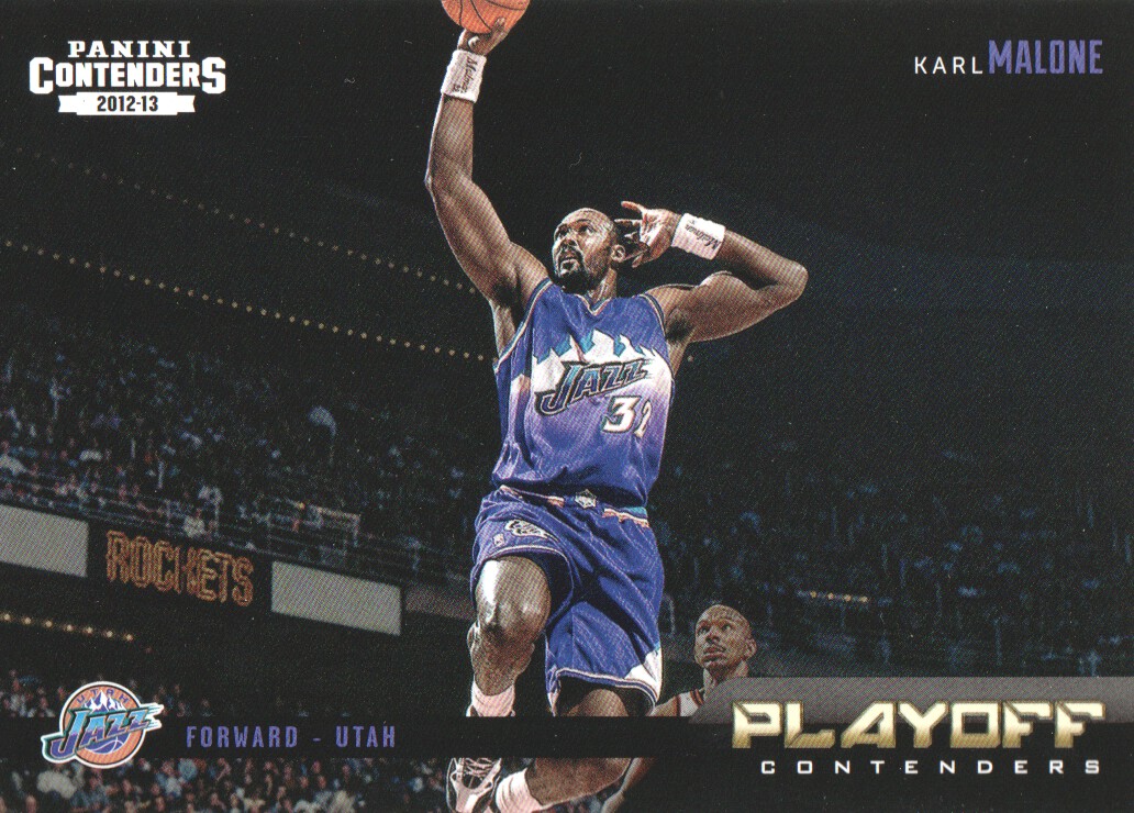 2012-13 Panini Contenders Playoff Contenders #6 Karl Malone