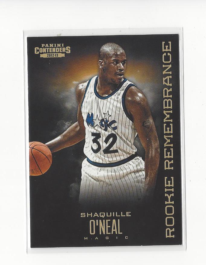 2012-13 Panini Contenders Rookie Remembrance #18 Shaquille O'Neal