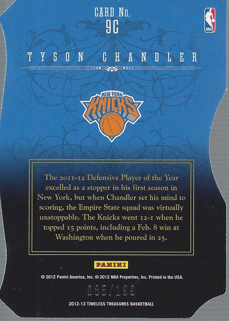 2012-13 Timeless Treasures Basketball Card Pick (Inserts)