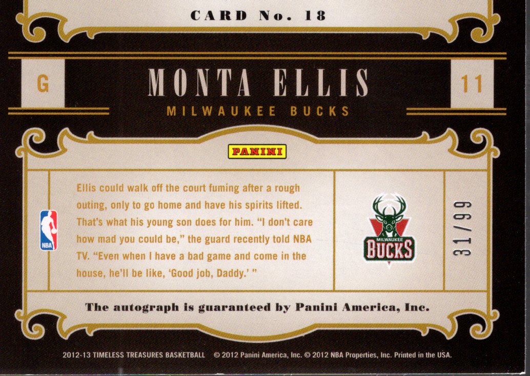 2012-13 Timeless Treasures Basketball Card Pick (Inserts)