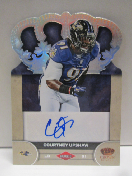 2012 Crown Royale Rookie Signatures Silver Holofoil #20 Courtney Upshaw/149