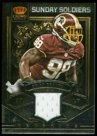 2012 Crown Royale Sunday Soldiers Materials #24 Brian Orakpo/99