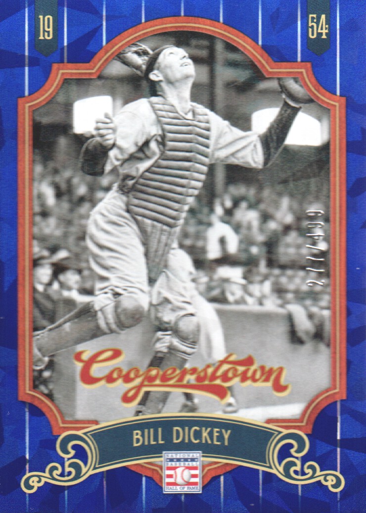 2012 Panini Cooperstown Crystal Collection Blue #55 Bill Dickey