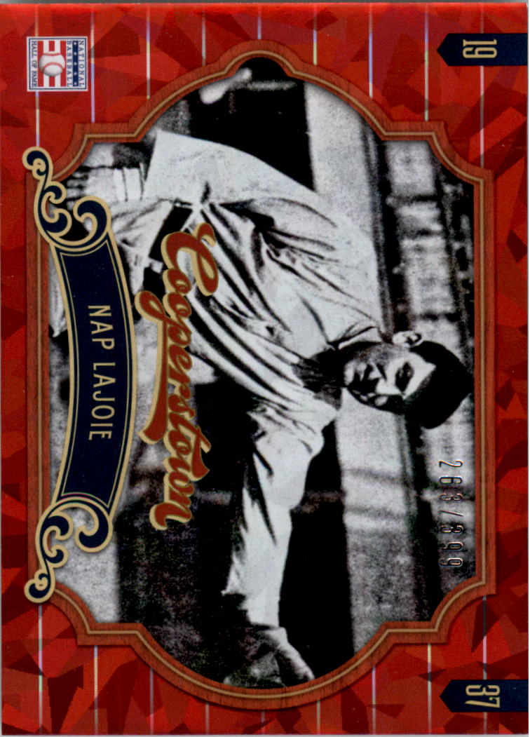 2012 Panini Cooperstown Crystal Collection Red #5 Nap Lajoie