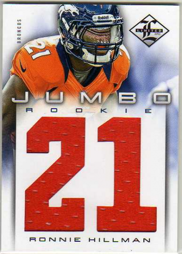 2012 Limited Rookie Jumbo Jerseys Jersey Number #24 Ronnie Hillman/99