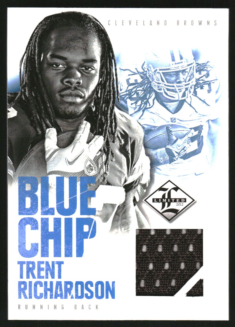 2012 Limited Blue Chip Jerseys #3 Trent Richardson/99