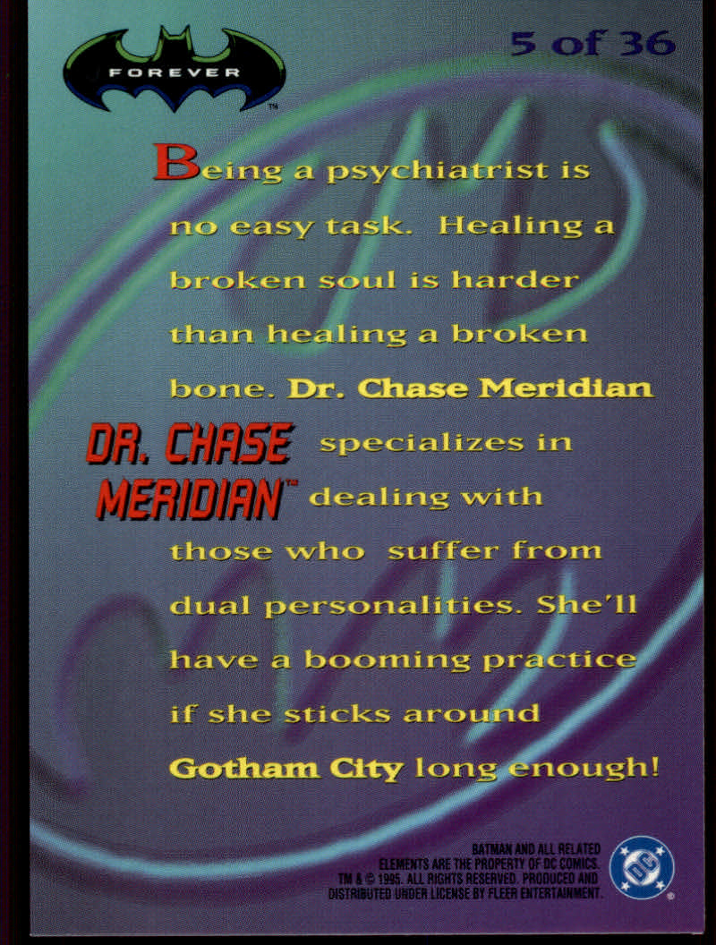 Batman Forever (1995 Fleer Ultra) "Insert" Cards - Picture 33 of 93
