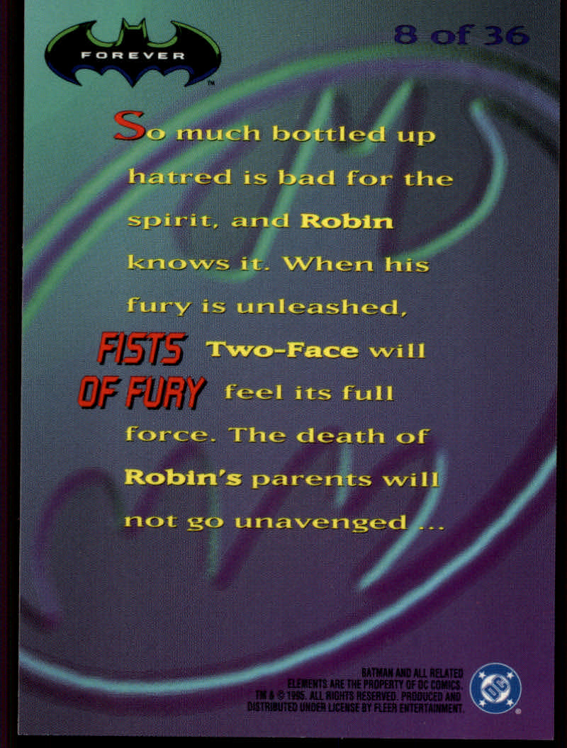 Batman Forever (1995 Fleer Ultra) "Insert" Cards - Picture 39 of 93