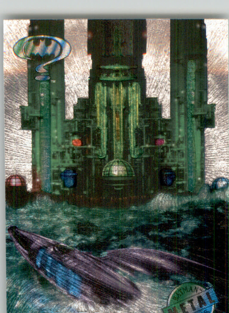 1995 Fleer Metal Batman Forever Silver Flasher #13 Batboat