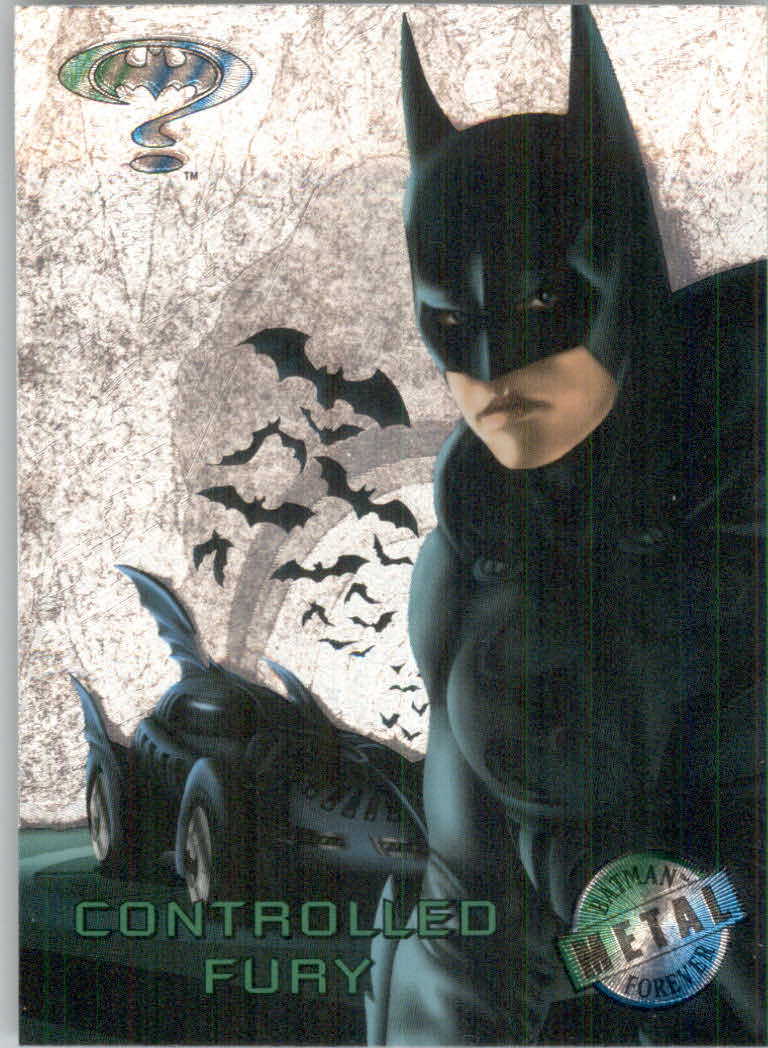 1995 Fleer Metal Batman Forever Silver Flasher #32 Controlled Fury