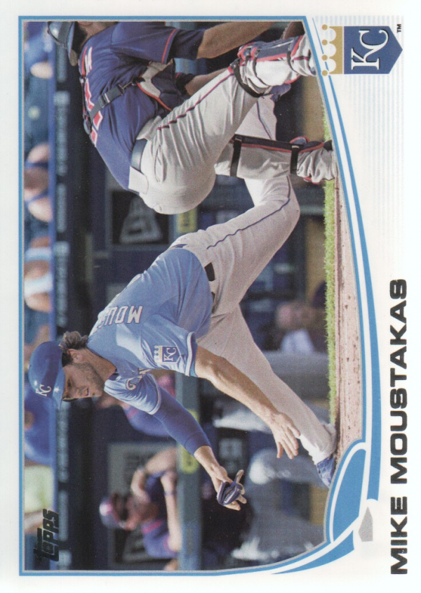 2013 Topps #100A Mike Moustakas