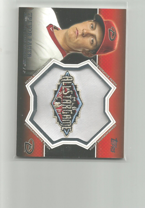 2013 Topps Manufactured Commemorative Patch #CP7 Trevor Bauer