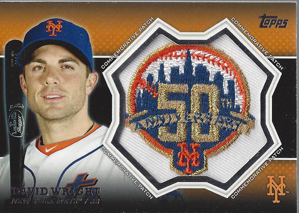 2013 Topps Manufactured Commemorative Patch #CP12 David Wright