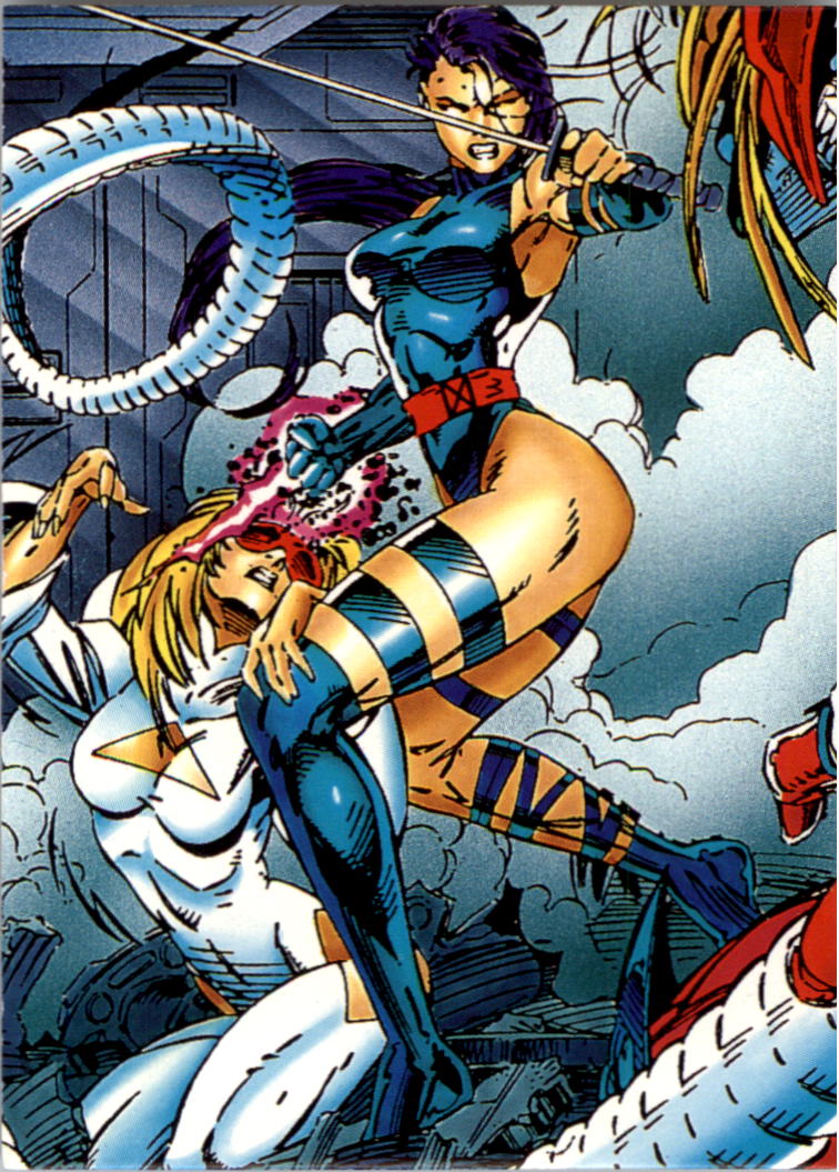 1992 Comic Images Wolverine From Then 'Til Now II #59 Psylocke - NM-MT