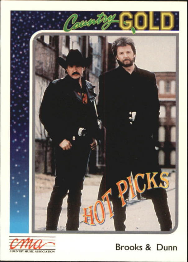 1992 Sterling Country Gold #2 Brooks and Dunn