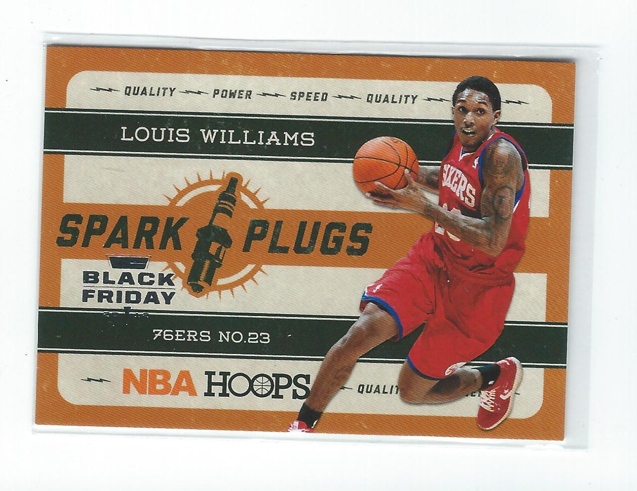 2012-13 Hoops Spark Plugs Black Friday #12 Louis Williams