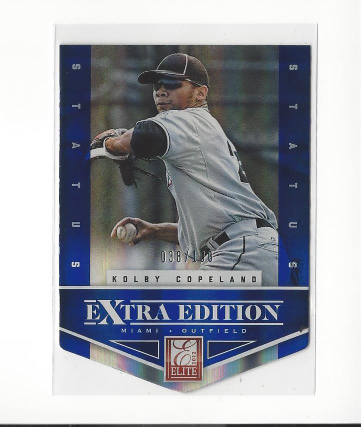 2012 Elite Extra Edition Status #65 Kolby Copeland