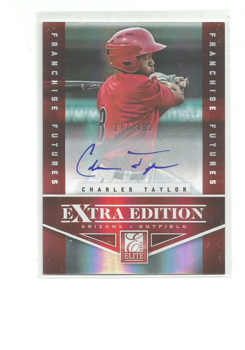 2012 Elite Extra Edition Franchise Futures Signatures #50 Charles Taylor/492